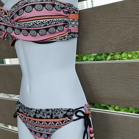 La vie en Rose‎ aqua Swimsuit S-M - Picture 3 of 8